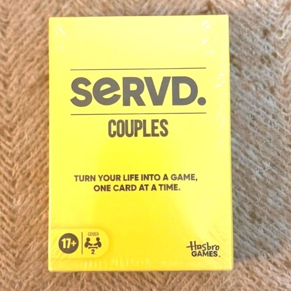 SERVD Couples Card Game by Hasbro Games New in Sealed Box